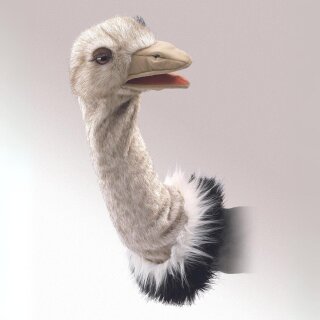 Folkmanis Vogel Strauß für die Puppenbühne