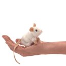 Folkmanis Mini weiße Maus